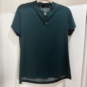 Nike Golf Short Sleeve Athletic Top in Deep Teal